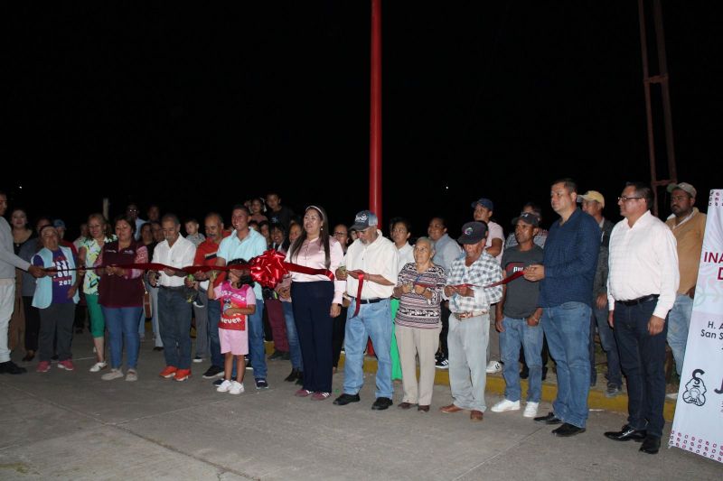Barrio San Pedro cuenta con nuevo alumbrado público y 29 luminarias
